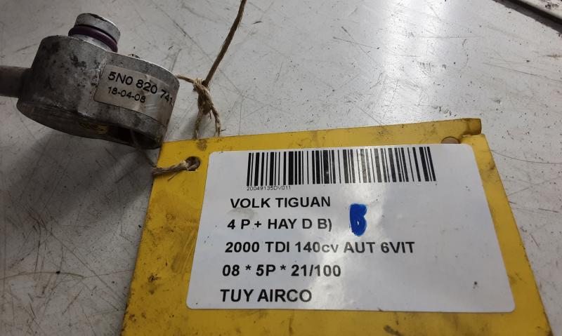 AIR CONDITIONING LINE Vw TIGUAN (1) 10/07 - 06/11