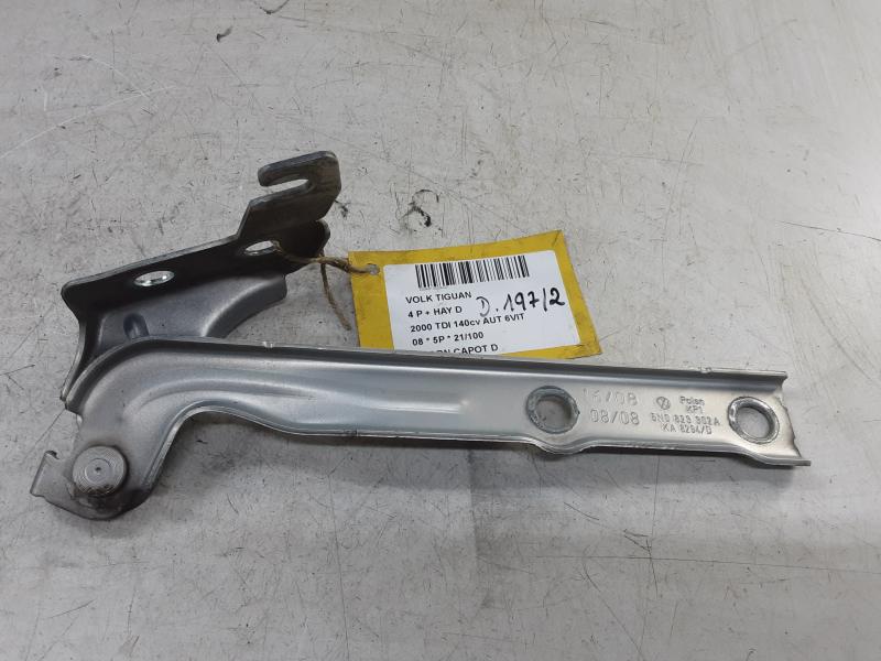 RIGHT HINGE BONNET Vw TIGUAN (1) 10/07 - 06/11