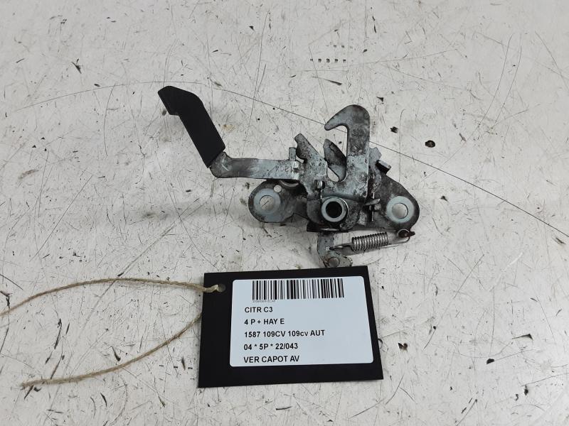 VERGRENDELING MOTORKAP Citroen C3 (I) -05