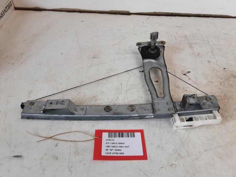 REAR LEFT WINDOW DOOR MECHANISM Citroen C3 (I) -05