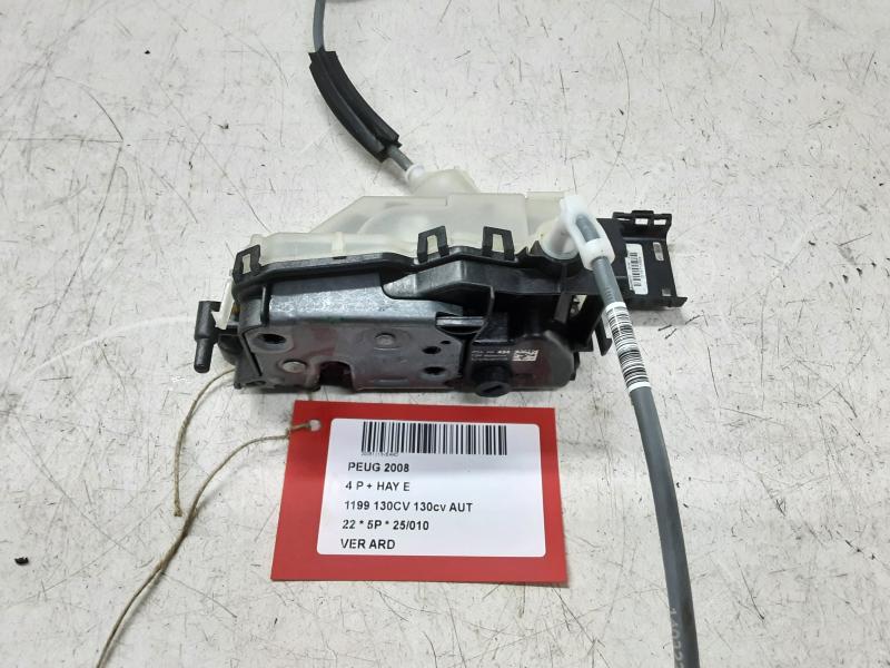 VERROUILLAGE DE PORTE ARRIERE DROITE Peugeot 2008 (2) 8/19 - 5/23