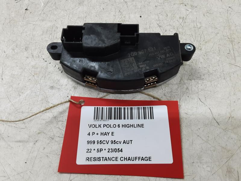 HEATER RESISTOR Vw POLO (AW/BZ)  FACELIFT 9/21+ = 22+