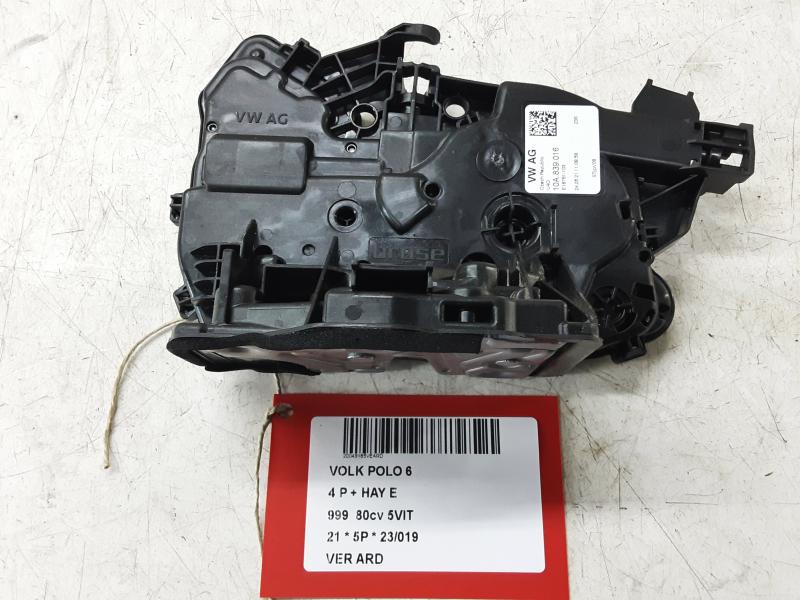 VERGRENDELING ACHTER RECHTS Vw POLO (AW/BZ) 10/17 - 9/21