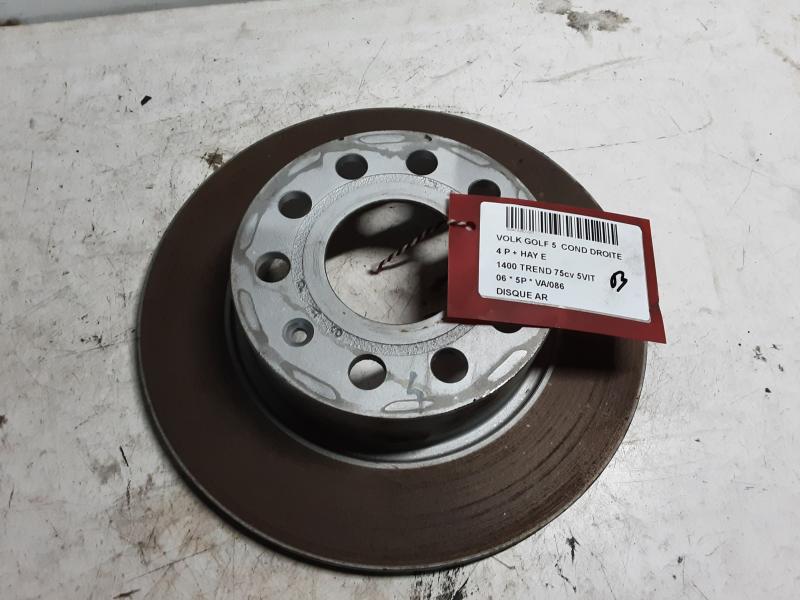 BREMSSCHEIBE HINTEN Vw GOLF V 11/03 - 08