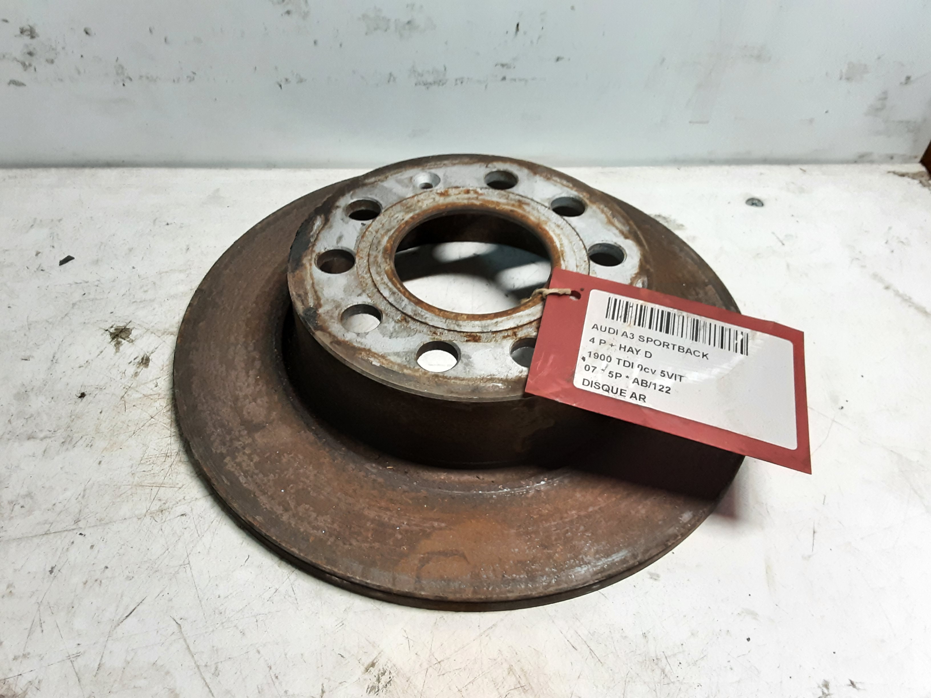 DISQUE ARRIERE Audi A3 7/03 - 7/08