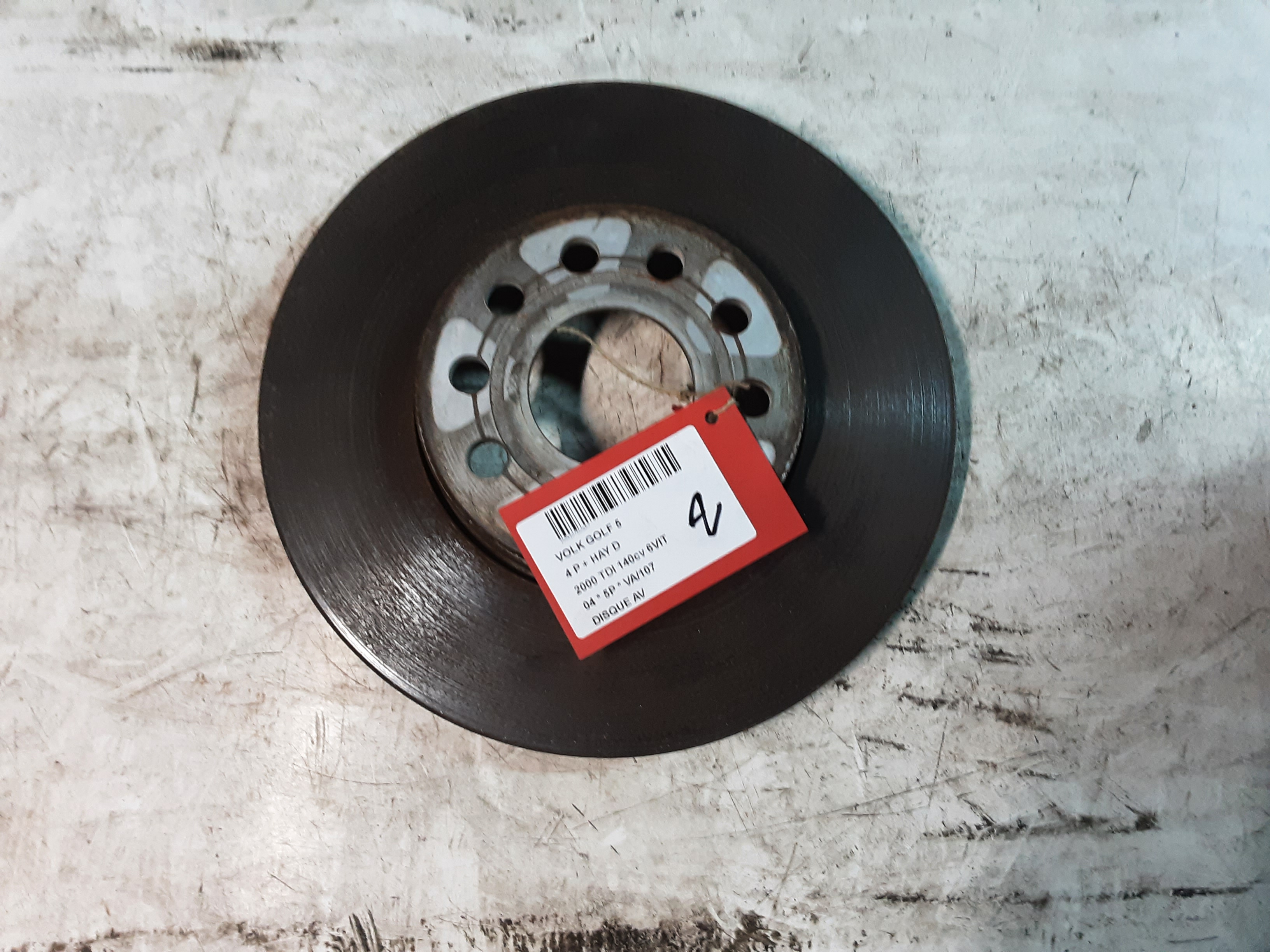 DISQUE AVANT Vw GOLF V 11/03 - 08