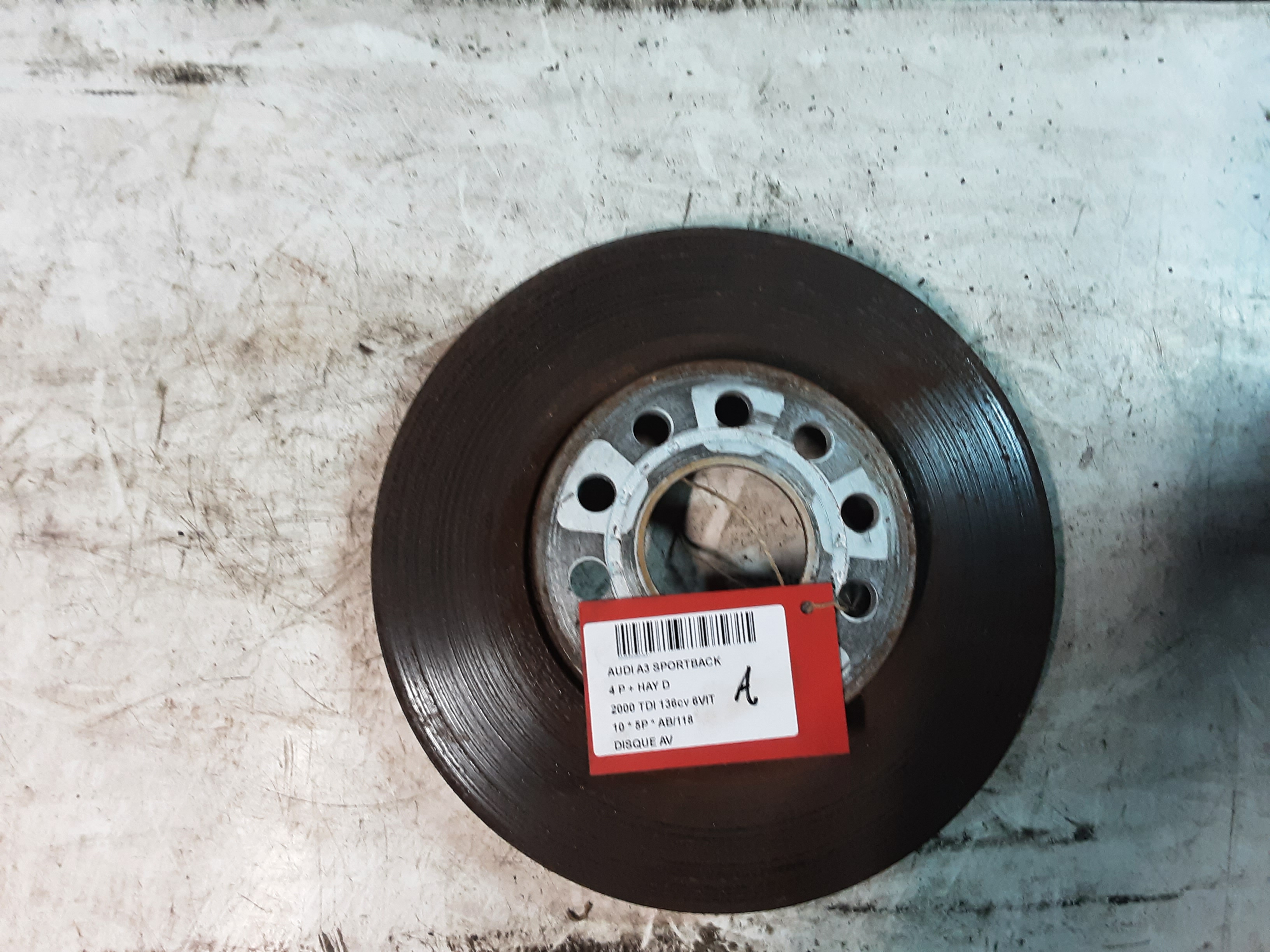 DISQUE AVANT Audi A3 8/08 - 12