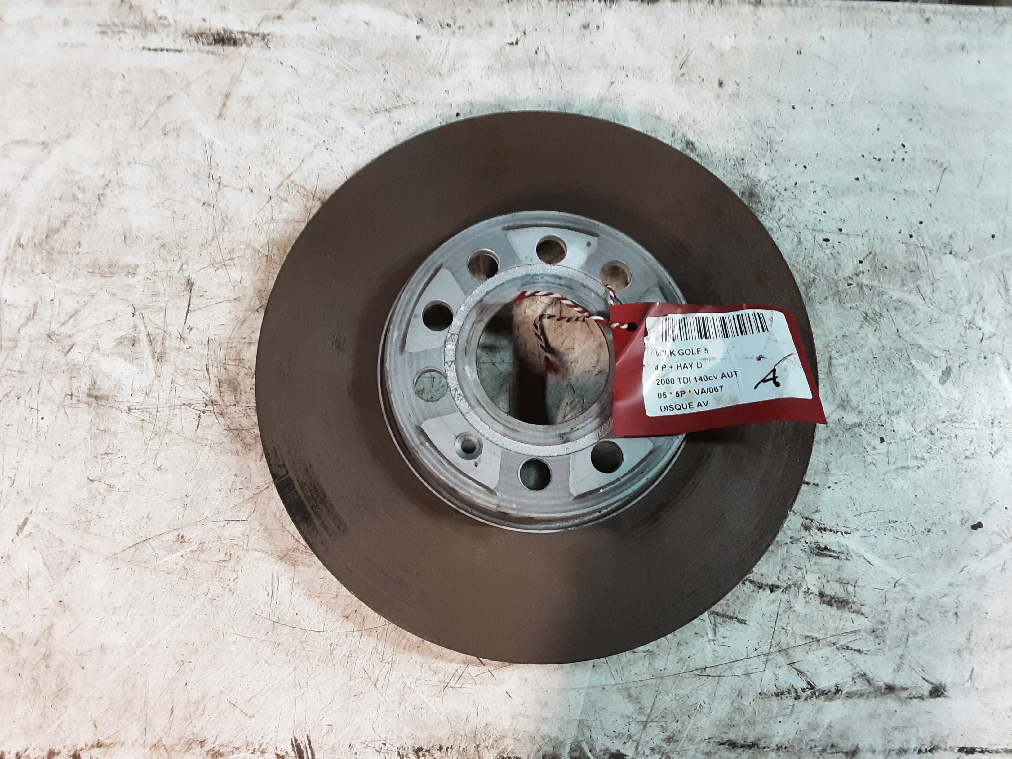 REMSCHIJF VOOR Vw GOLF V 11/03 - 08