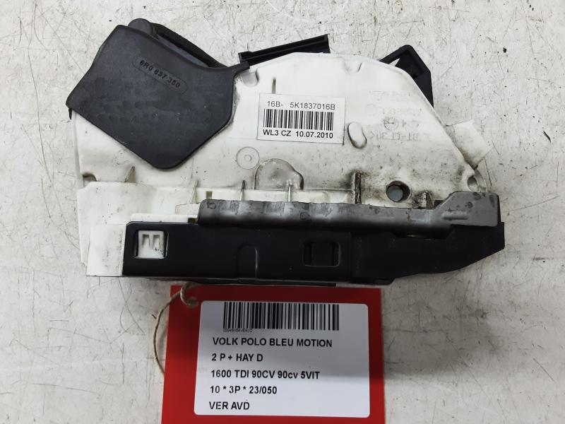 VERGRENDELING VOOR RECHTS Vw POLO (6R) 6/09 - 4/14