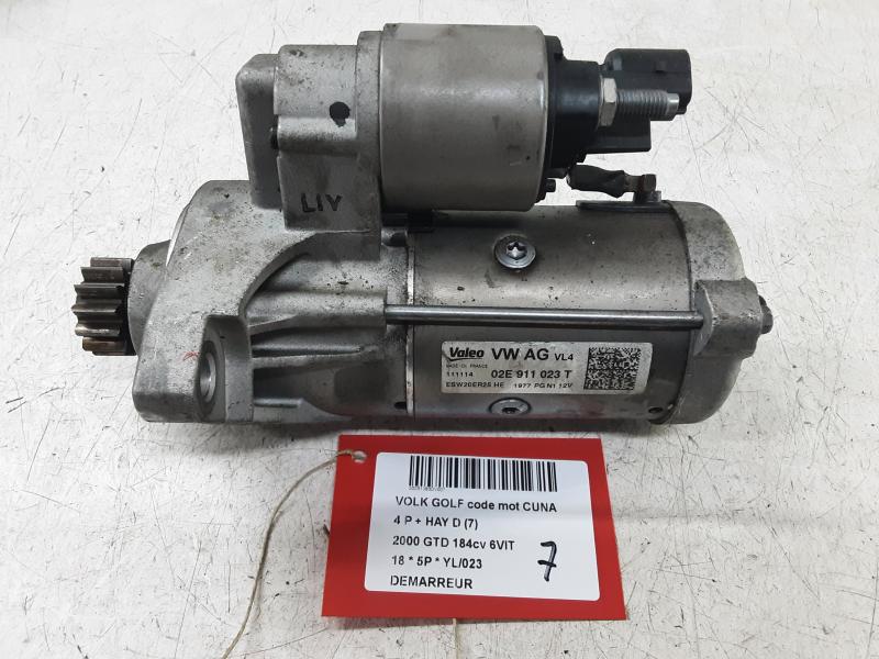 STARTMOTOR Vw GOLF VII 1/17 - 2/20 FaceLift