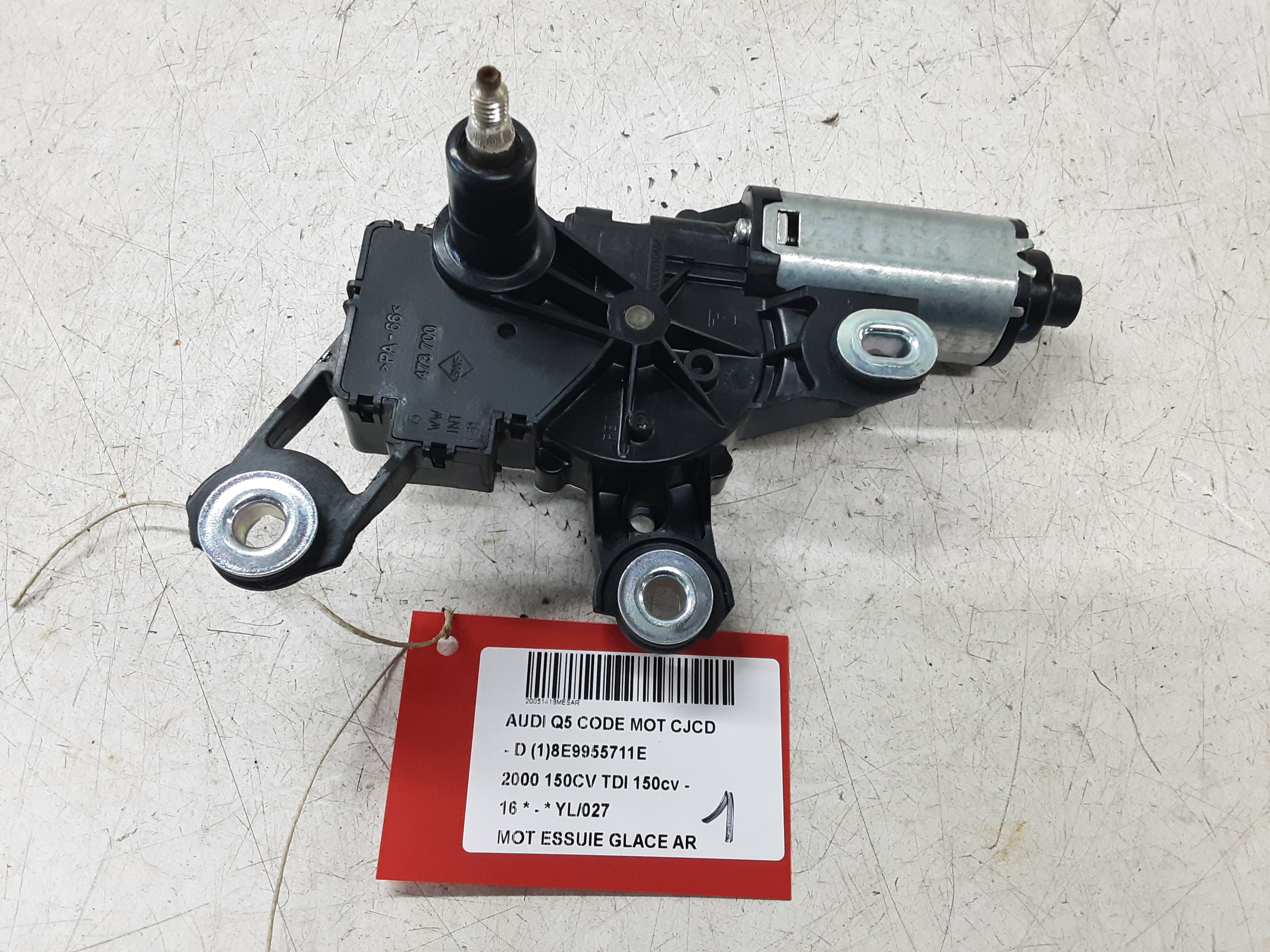 RUITENWISSERMOTOR ACHTER Audi Q5 (2) 09/12 - 17