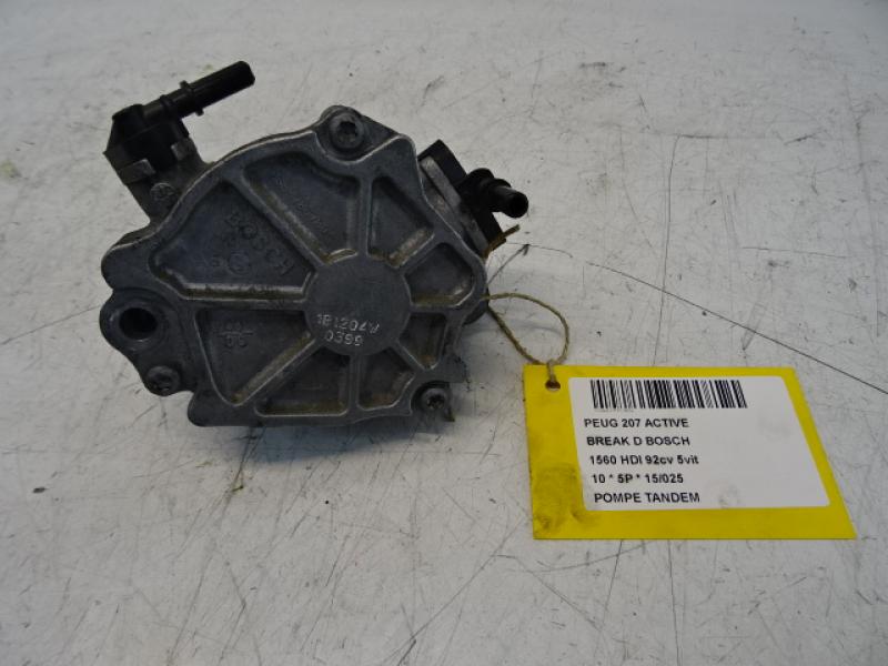 POMPE TANDEM Peugeot 207 2/06 > 15