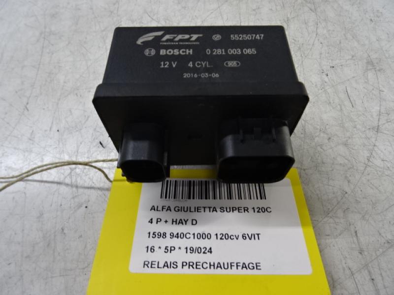 VOORGLOEI RELAIS Alfa Romeo GIULIETTA 4/10+
