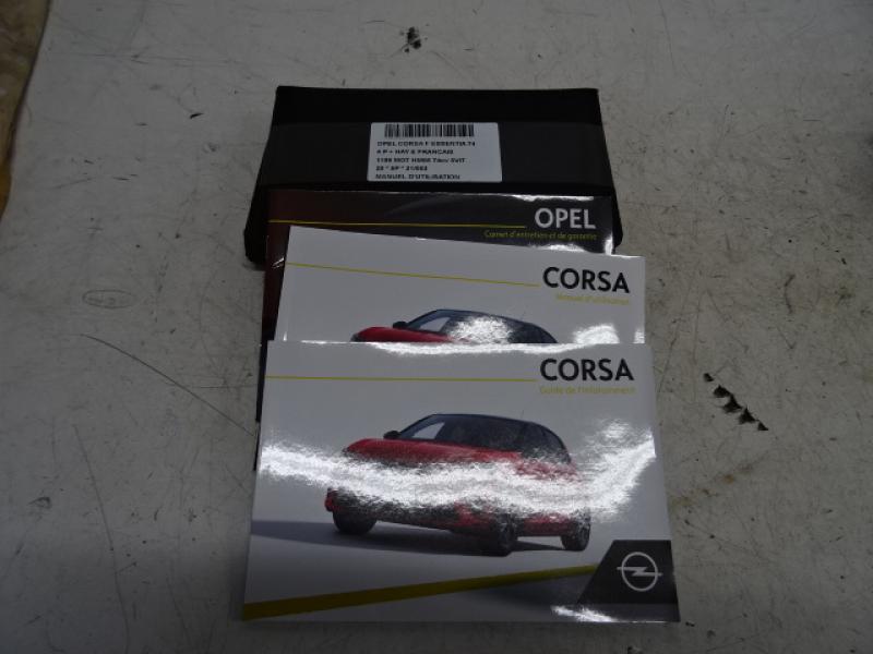 NOTITIE BOEKJE / UITLEG BOEKJE Opel CORSA F 07/19+