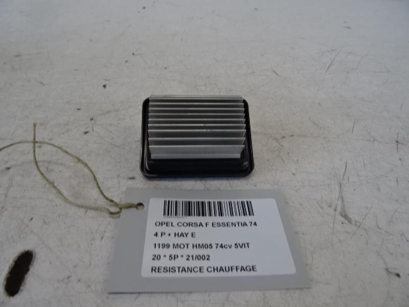 HEATER RESISTOR Opel CORSA F 07/19+
