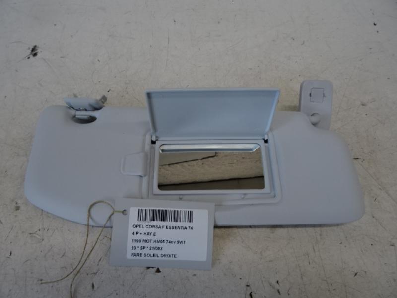 PARE-SOLEIL DROIT Opel CORSA F 07/19+