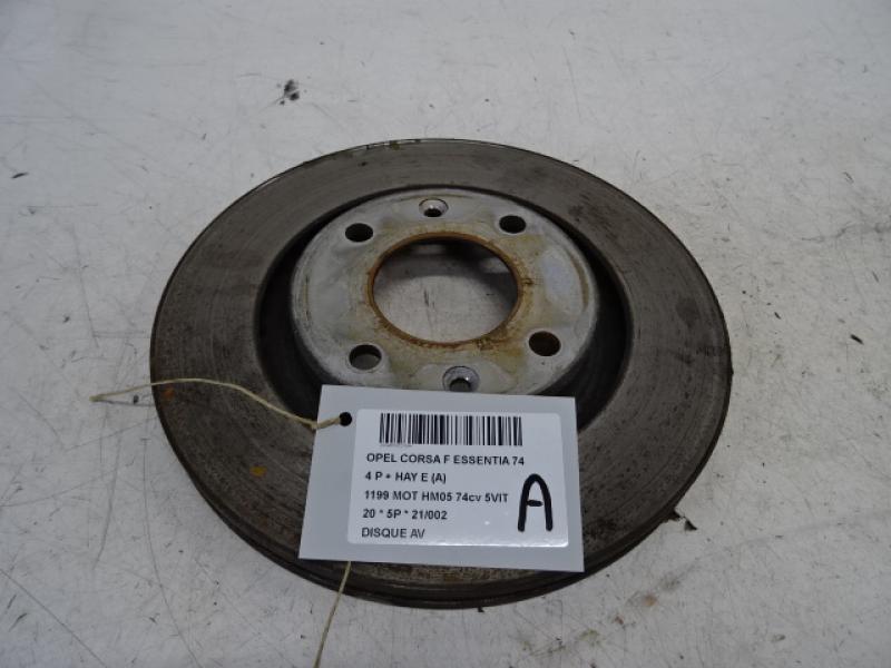 FRONT BRAKE DISC Opel CORSA F 07/19+