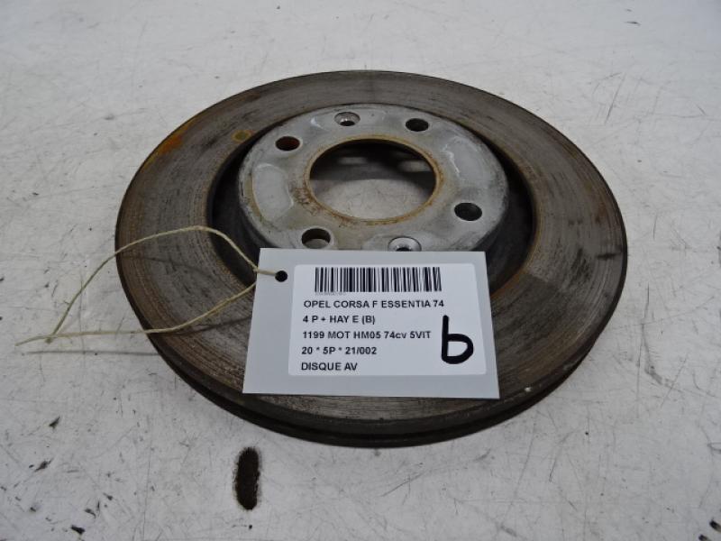 FRONT BRAKE DISC Opel CORSA F 07/19+