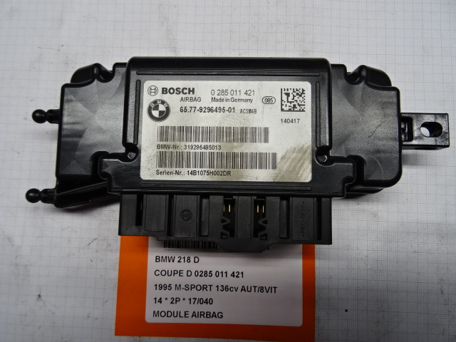 AIRBAG MODULE Bmw 2 F22/3 COUPE 7/13+