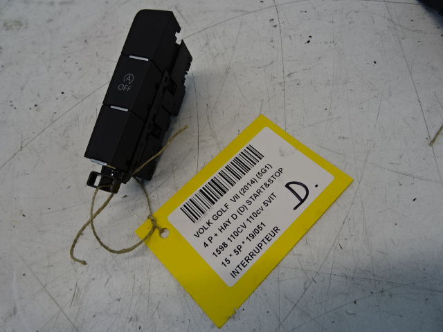 INTERRUPTEUR Vw GOLF VII 11/12 - 17