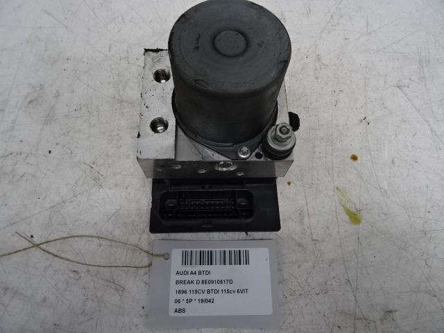 SYSTEME ABS Audi A4 11/04 - 08