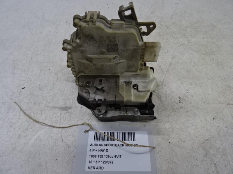 VERGRENDELING ACHTER RECHTS Audi A5 (3) 5/16+
