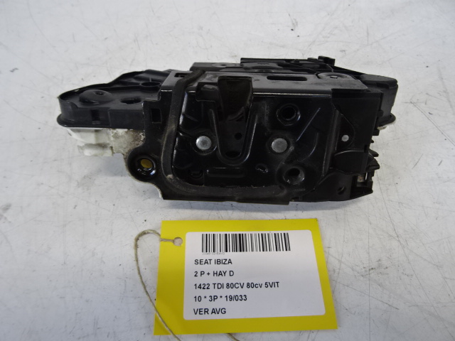 VERROUILLAGE DE PORTE AVANT GAUCHE Seat IBIZA MK4 (6J) 08 - 12