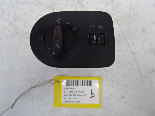INTERRUPTEUR Seat IBIZA MK4 (6J) 08 - 12