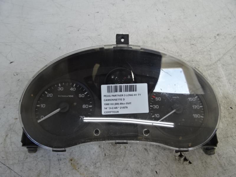 KM TACHO-KOMBIINSTRUMENT Peugeot PARTNER 08 - 18