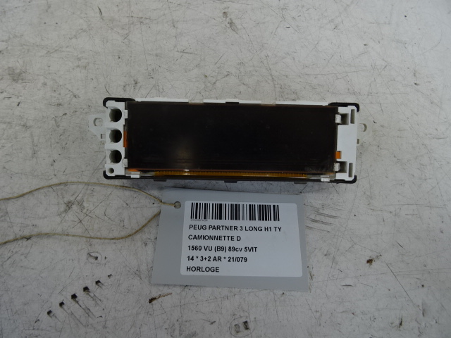 KLOK DASHBOARD Peugeot PARTNER 08 - 18