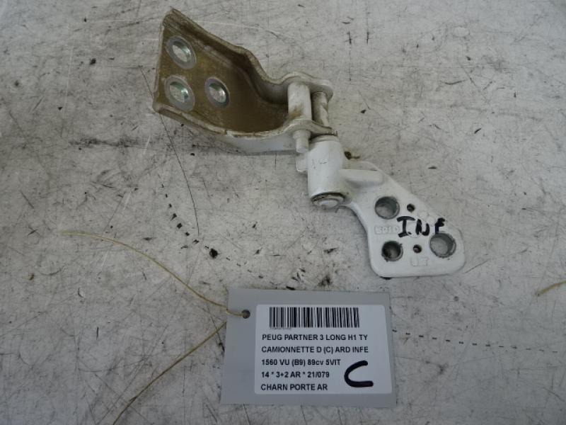 SCHARNIER TÜR HINTEN Peugeot PARTNER 08 - 18