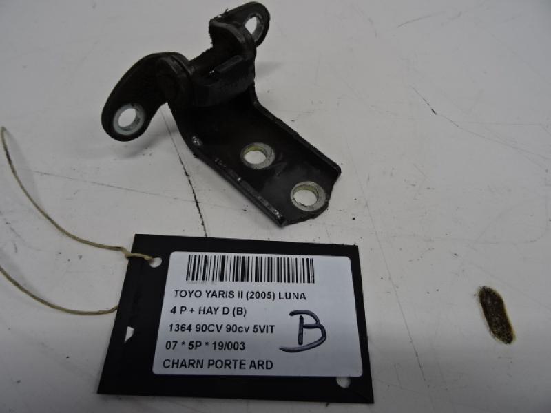 SCHARNIER TÜR RECHTS HINTEN Toyota YARIS (2) 1/06 - 3/09