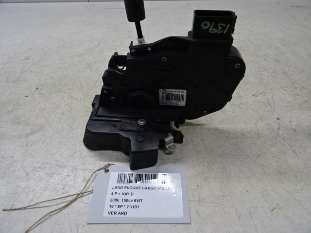 VERGRENDELING ACHTER RECHTS Land Rover EVOQUE 06/11 - 19