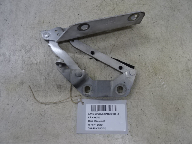 SCHARNIER MOTORKAP RECHTS Land Rover EVOQUE 06/11 - 19