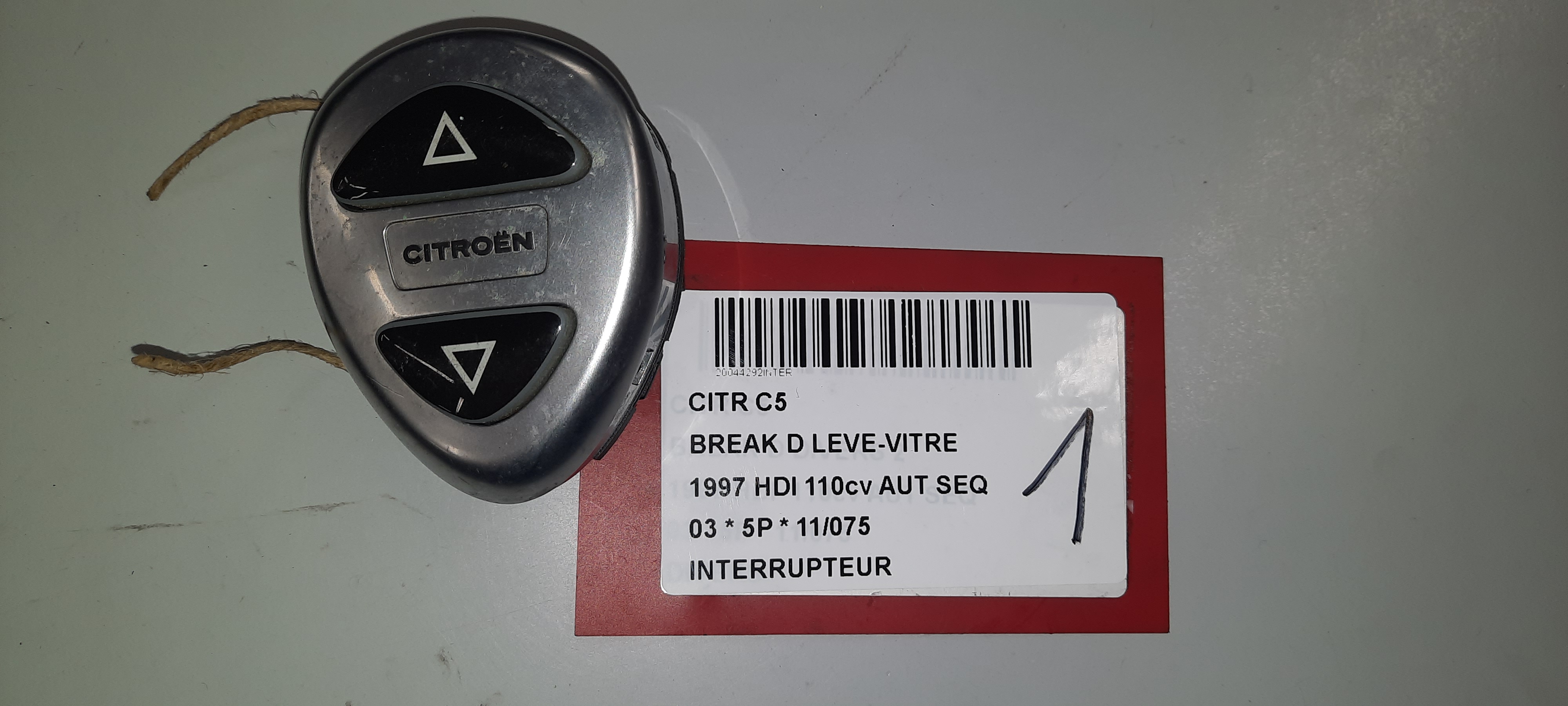 SCHAKELAAR Citroen C5 - 10/04