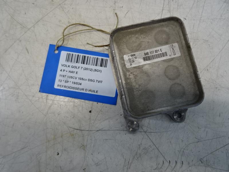REFROIDISSEUR D'HUILE Vw GOLF VII 11/12 - 17