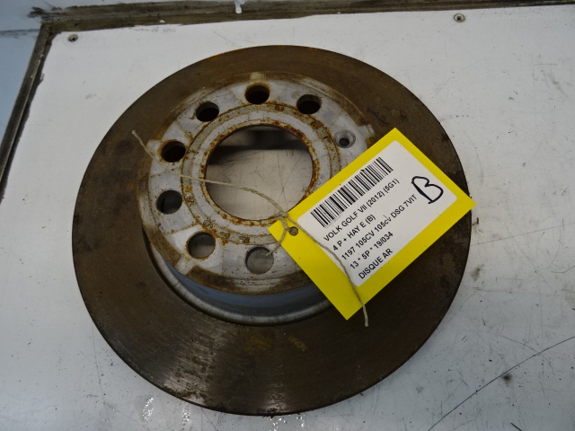 DISQUE ARRIERE Vw GOLF VII 11/12 - 17