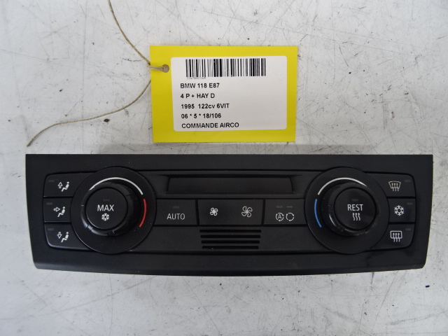 BEDIENINGSPANEEL AIRCO Bmw 1 E87 9/04 - 4/07