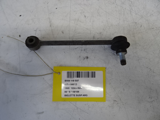 REACTIESTANG ACHTER LINKS Bmw 1 E87 9/04 - 4/07