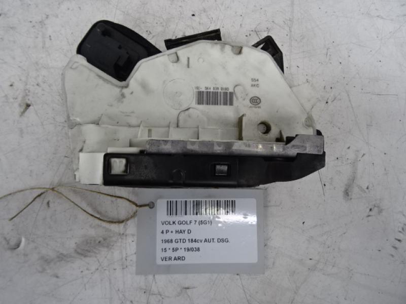 VERGRENDELING ACHTER RECHTS Vw GOLF VII 11/12 - 17
