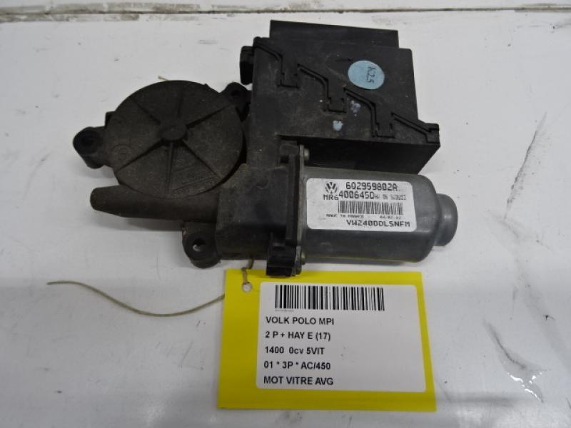 MOTEUR DE VITRE DE PORTE AVANT GAUCHE Vw POLO (6N1/6N2) 9/94 - 2/02 3/5P