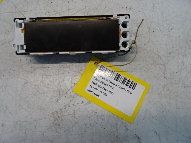 HORLOGE Citroen BERLINGO 08 - 18