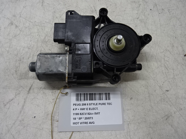 MOTOR RUITMECHANISME VOOR LINKS Peugeot 208 8/15 - 20