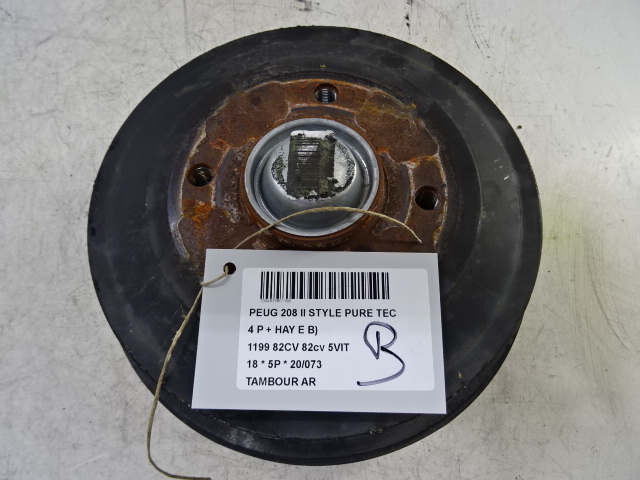 REMTROMMEL ACHTER Peugeot 208 8/15 - 20