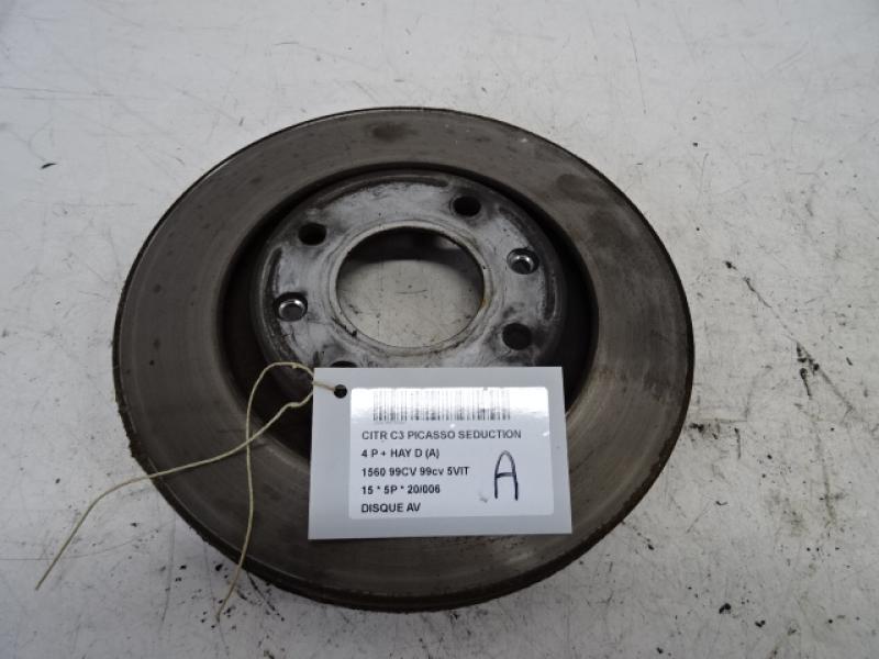 REMSCHIJF VOOR Citroen C3 PICASSO 09+