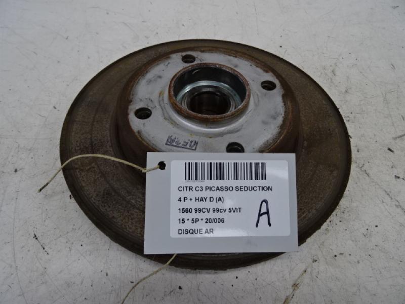 REMSCHIJF ACHTER Citroen C3 PICASSO 09+