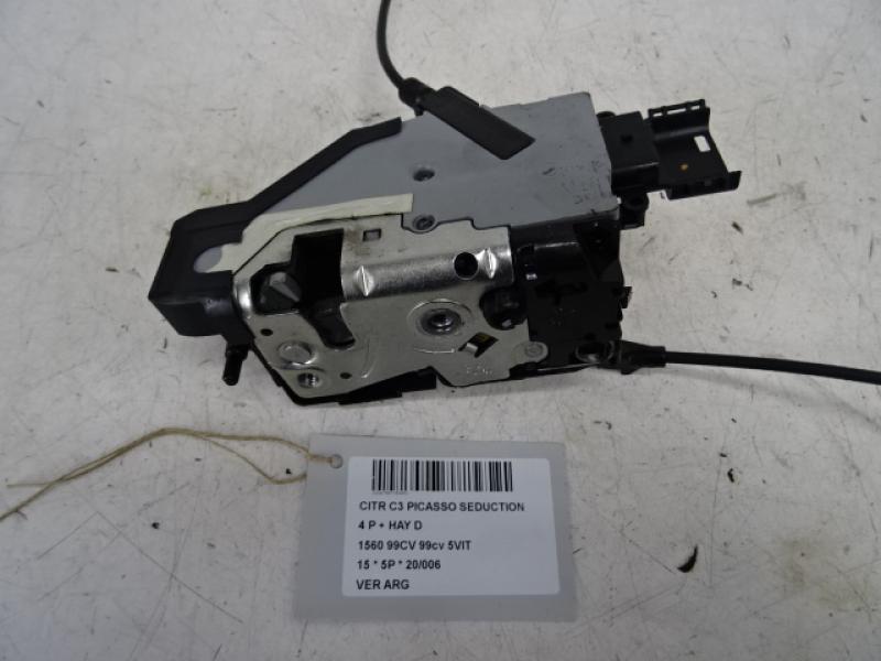 VERGRENDELING ACHTER LINKS Citroen C3 PICASSO 09+