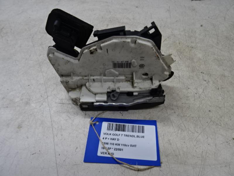 VERROUILLAGE DE PORTE AVANT DROITE Vw GOLF VII 11/12 - 17