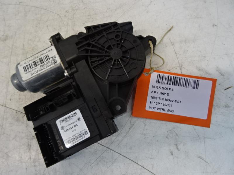 MOTEUR DE VITRE DE PORTE AVANT GAUCHE Vw GOLF VI 11/08 - 13