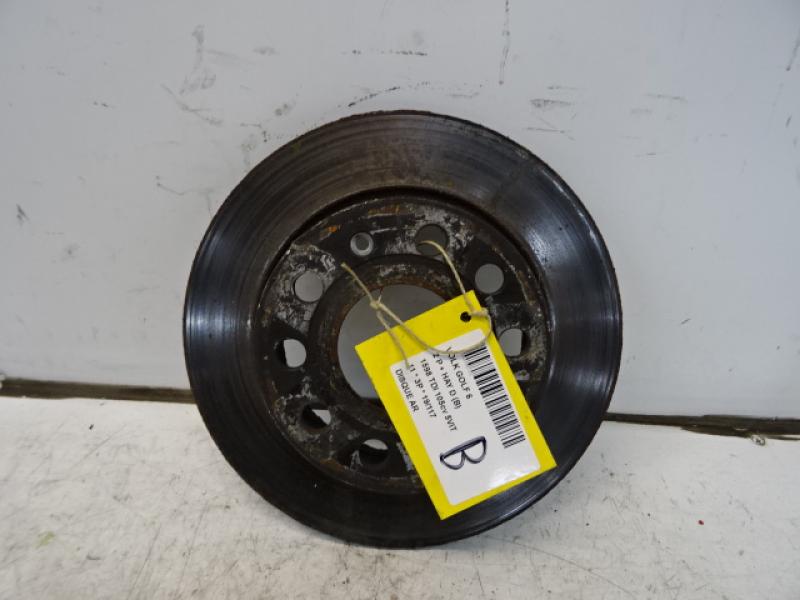 DISQUE ARRIERE Vw GOLF VI 11/08 - 13